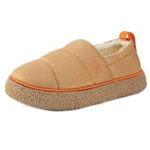 VeraCosy Women's Quilted Closed-back Slippers Warm Soft Comfy Tan Women 9-10 - Picture 4 of 8